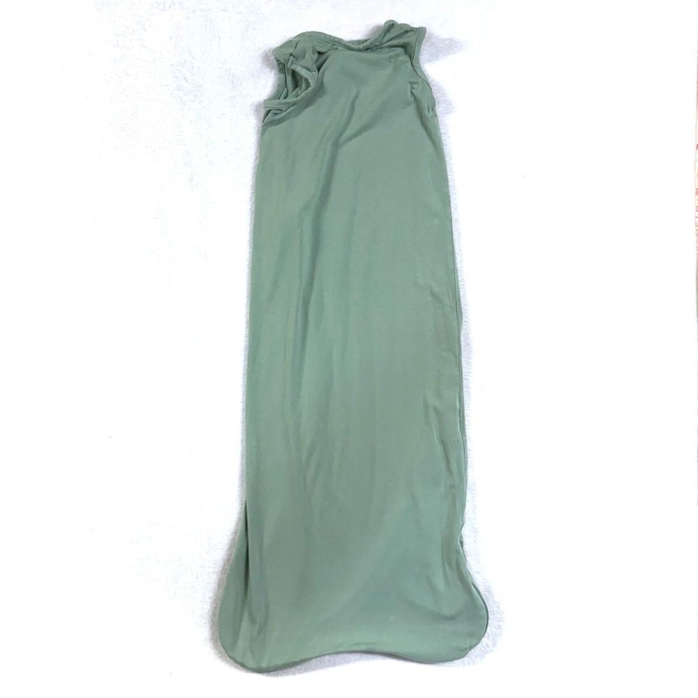 Quince M Sage Green Bamboo Sleep Bag Blanket Zip Up 1.0 TOG 6-8 Month All Season - Picture 3 of 10